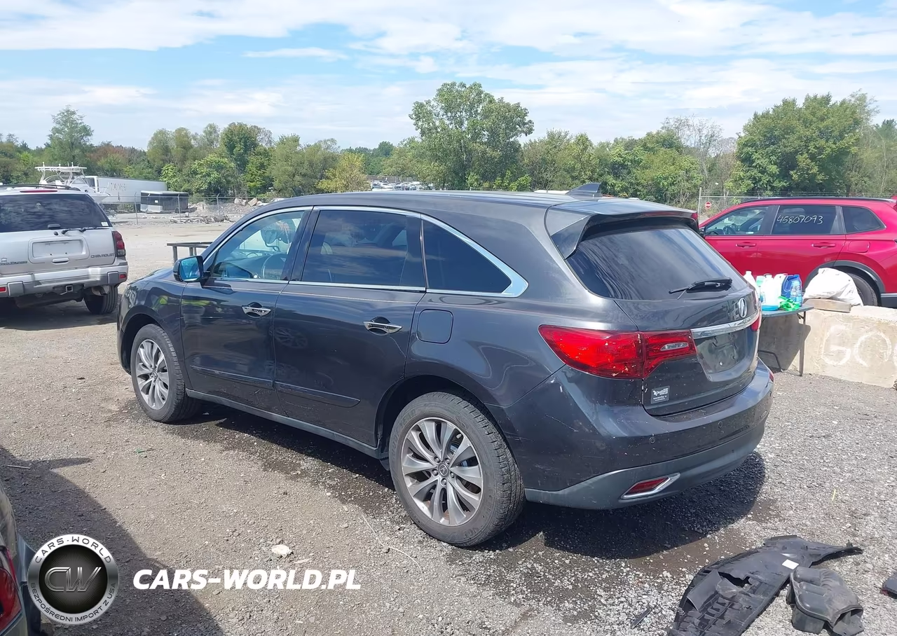 2015 Acura Mdx Technology Package VIN:5FRYD4H40FB025009 - 3