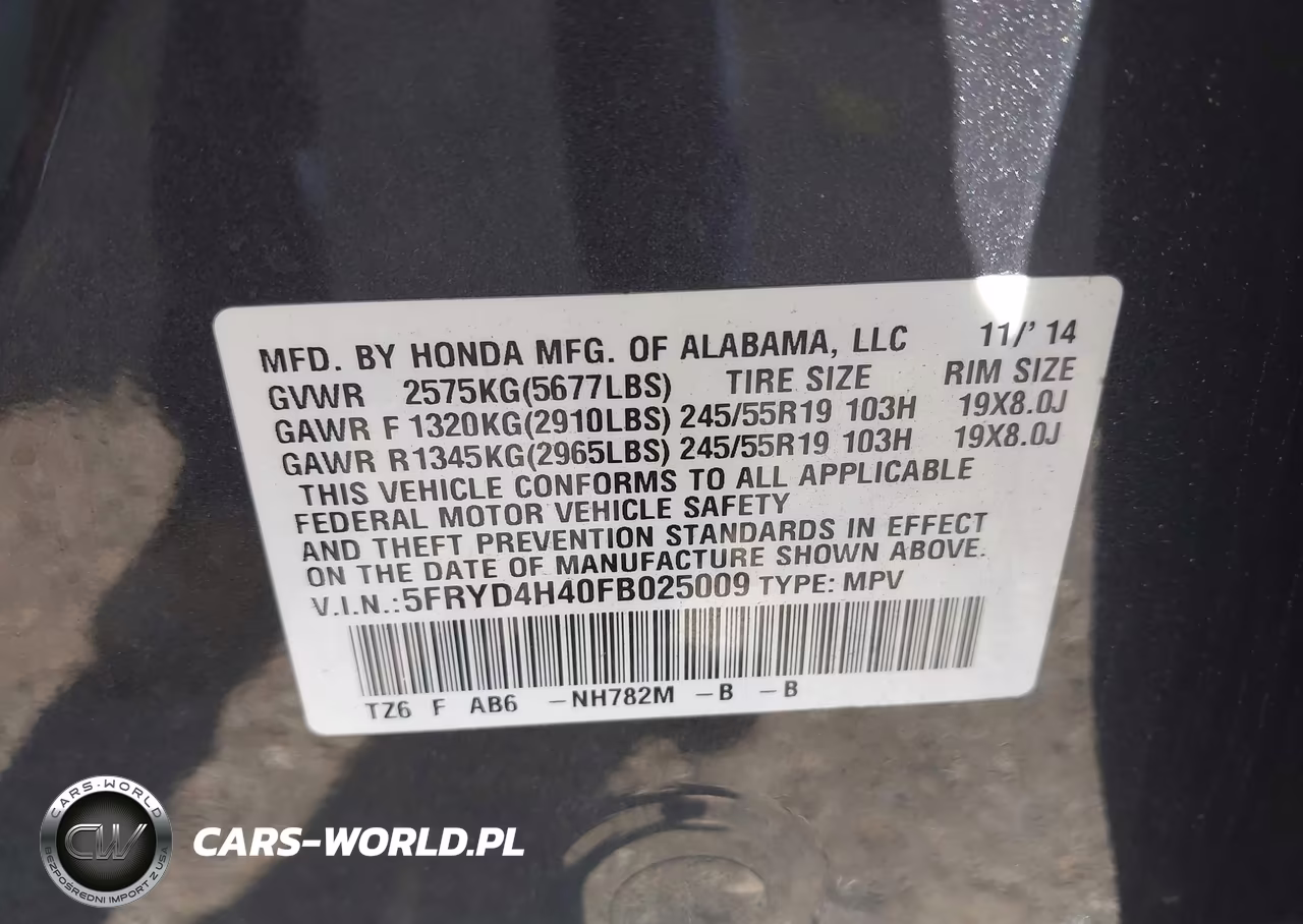 2015 Acura Mdx Technology Package VIN:5FRYD4H40FB025009 - 9