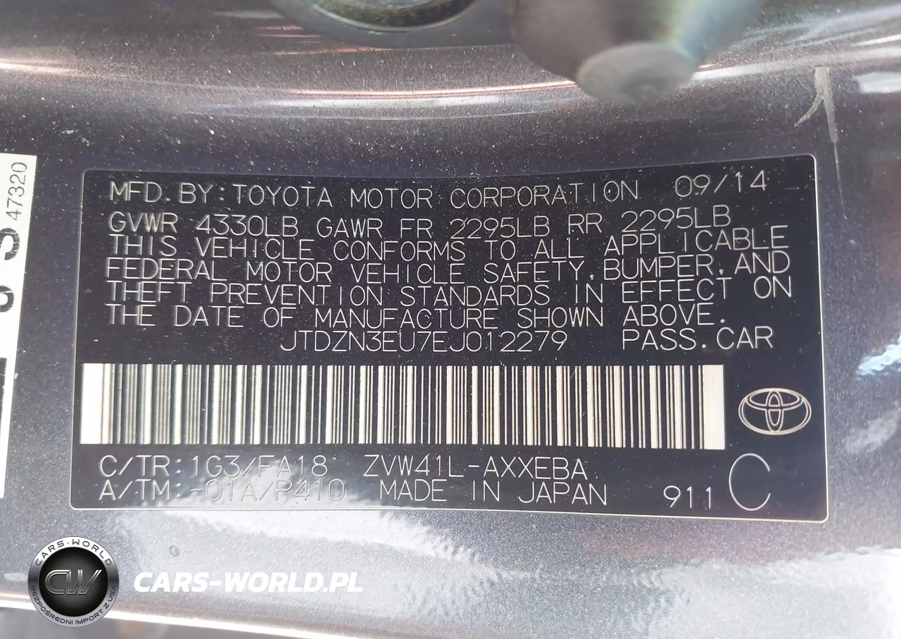 2014 Toyota Prius V Three VIN:JTDZN3EU7EJ012279 - 9