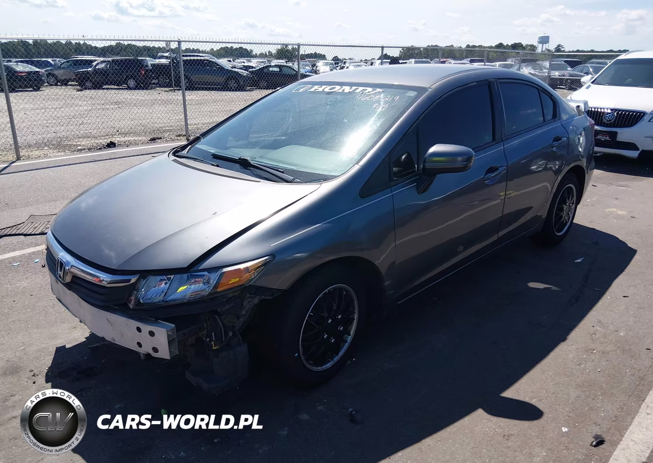 2012 Honda Civic Lx VIN:2HGFB2F58CH327671 - 2