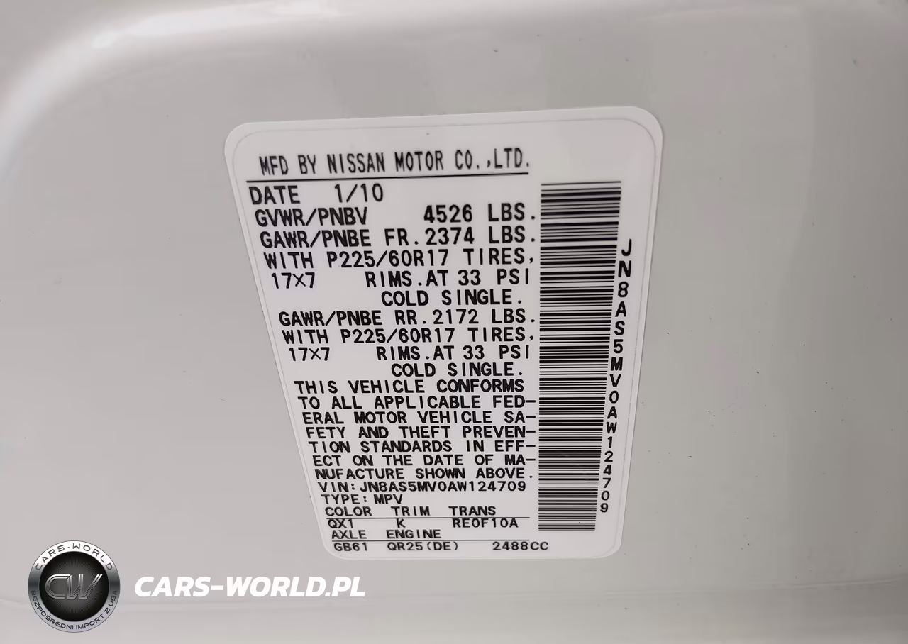 2010 Nissan Rogue Sl VIN:JN8AS5MV0AW124709 - 9