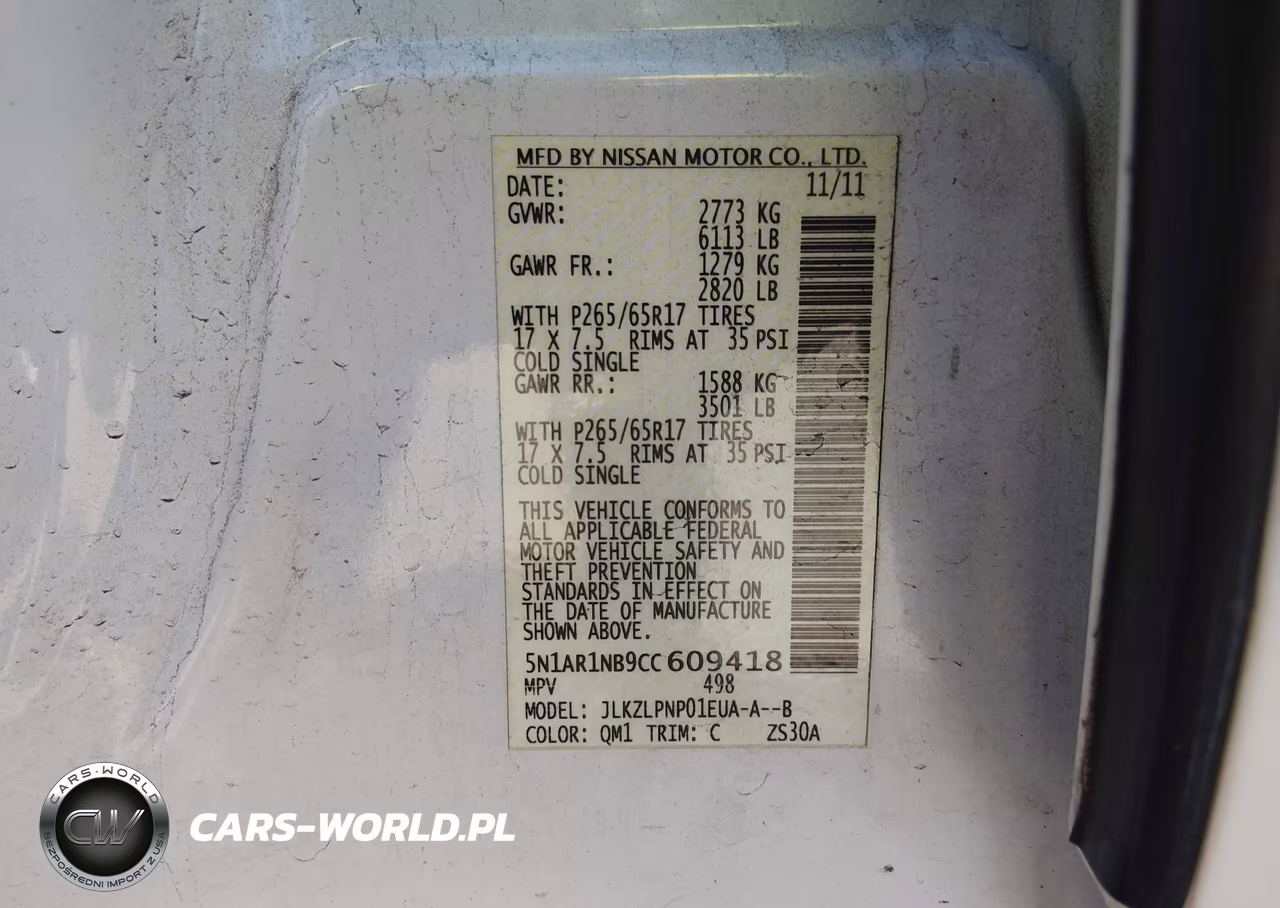 2012 Nissan Pathfinder Silver VIN:5N1AR1NB9CC609418 - 9