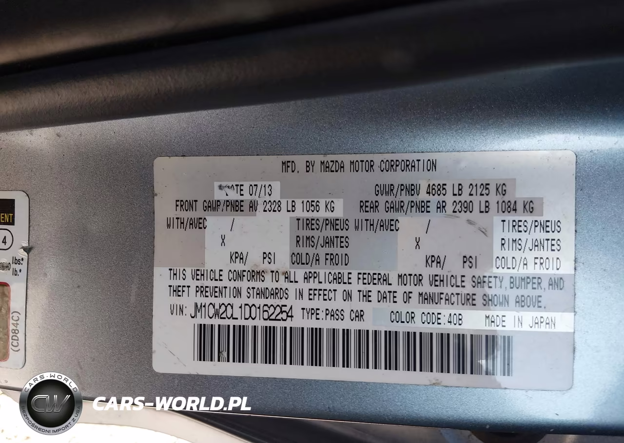 2013 Mazda Mazda5 Touring VIN:JM1CW2CL1D0162254 - 9