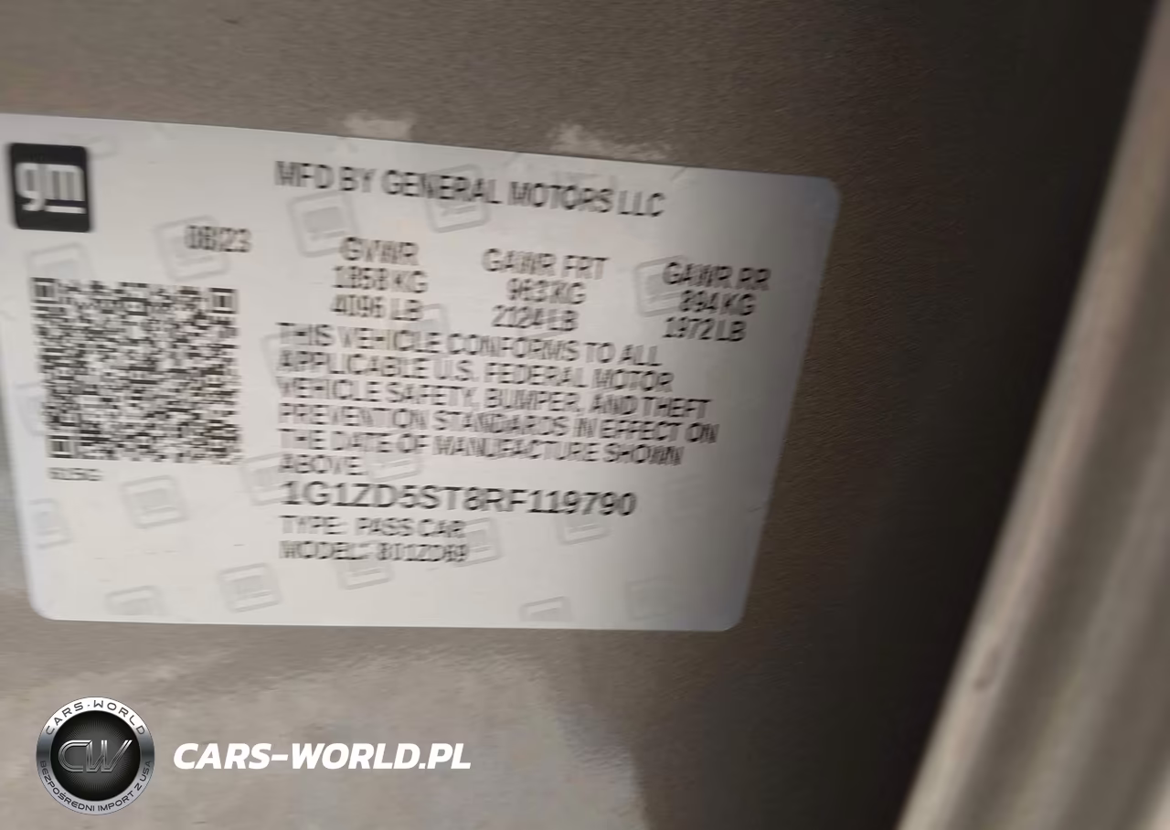 2024 Chevrolet Malibu Fwd 1Lt VIN:1G1ZD5ST8RF119790 - 9