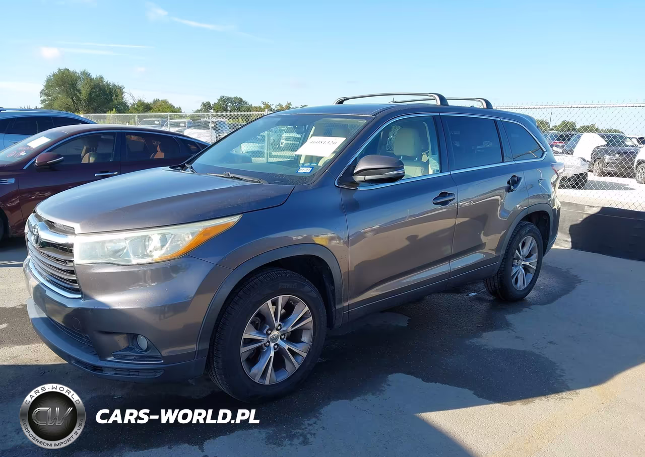 2015 Toyota Highlander Le Plus V6 VIN:5TDZKRFH1FS079767 - 2