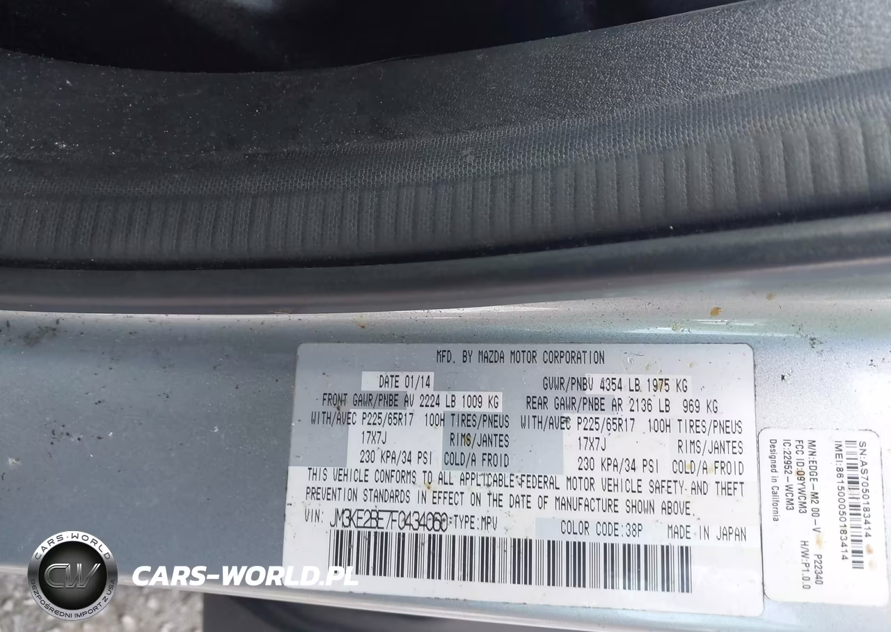 2015 Mazda Cx-5 Sport VIN:JM3KE2BE7F0434060 - 9