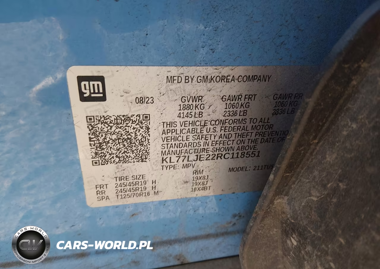 2024 Chevrolet Trax Fwd 2Rs VIN:KL77LJE22RC118551 - 9