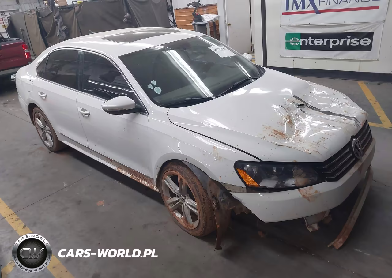 2012 Volkswagen Passat 2.0L Tdi Sel Premium VIN:1VWCN7A38CC059930 - 1