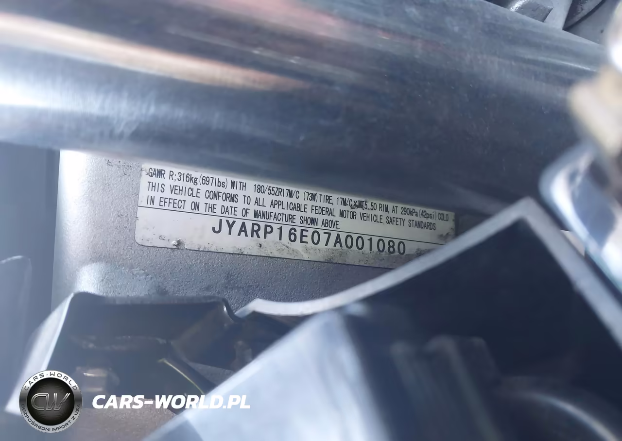 2007 Yamaha Fjr1300 As VIN:JYARP16E07A001080 - 10