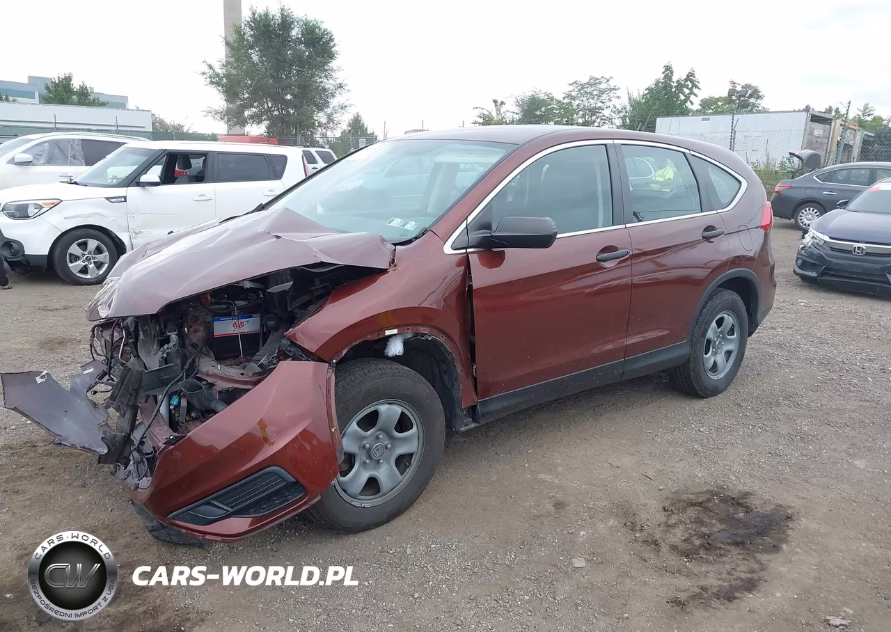 2015 Honda Cr-V Lx VIN:2HKRM4H30FH702168 - 2