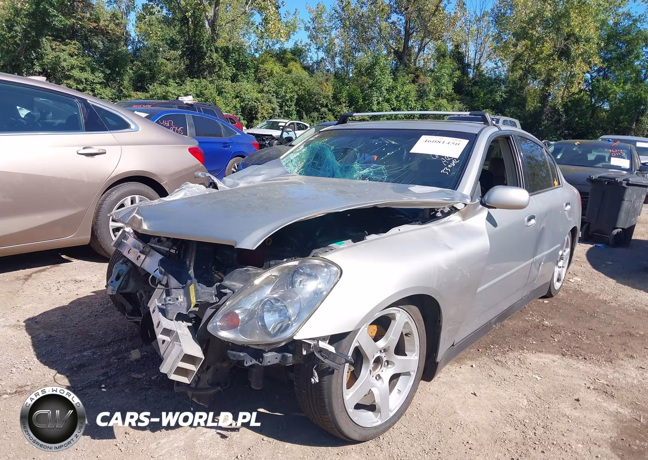 2003 Infiniti G35 Base W-6 Speed Manual VIN:JNKCV51E93M330642 - 2