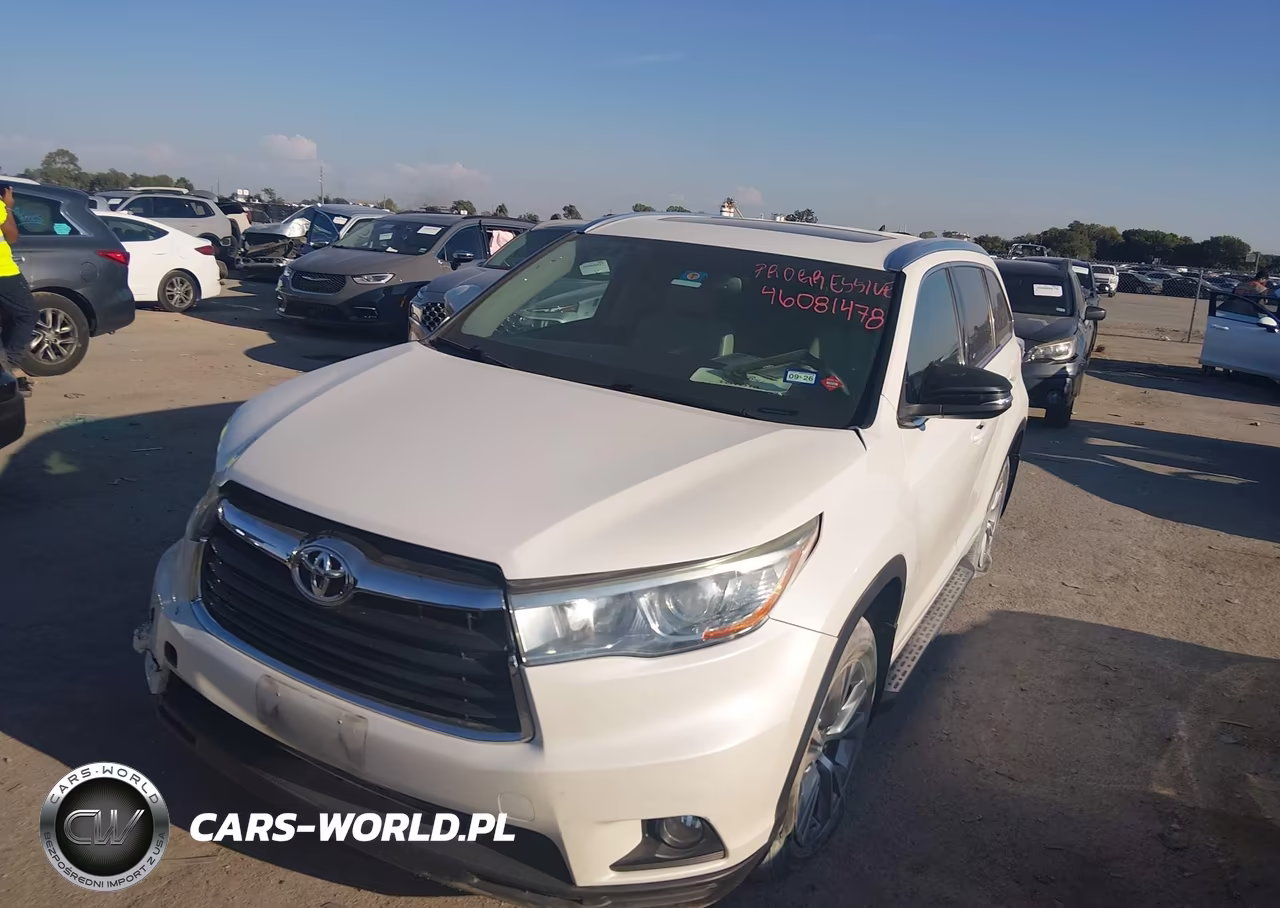 2015 Toyota Highlander Xle V6 VIN:5TDJKRFH9FS073437 - 2