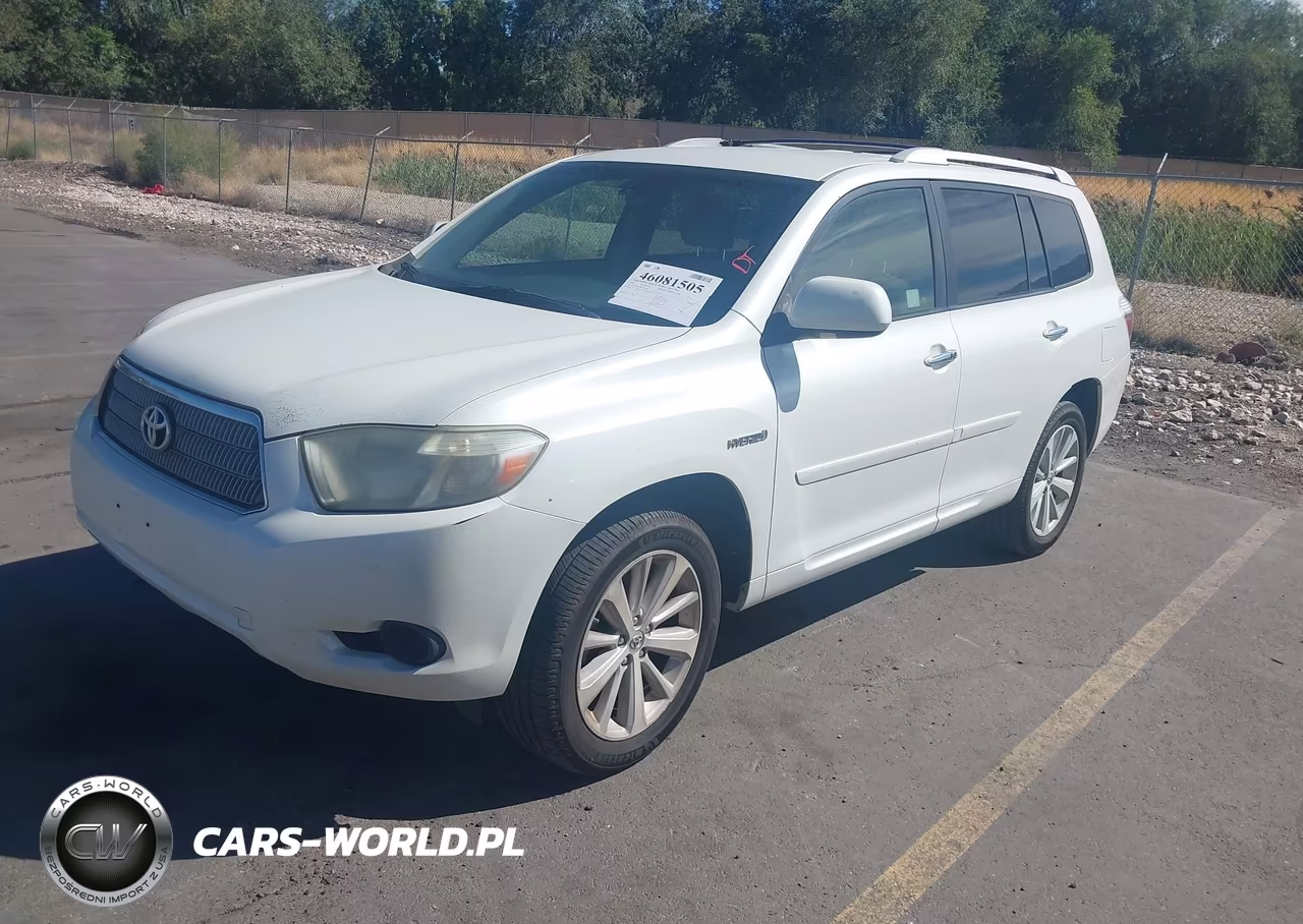 2008 Toyota Highlander Hybrid VIN:JTEEW41A082022482 - 2
