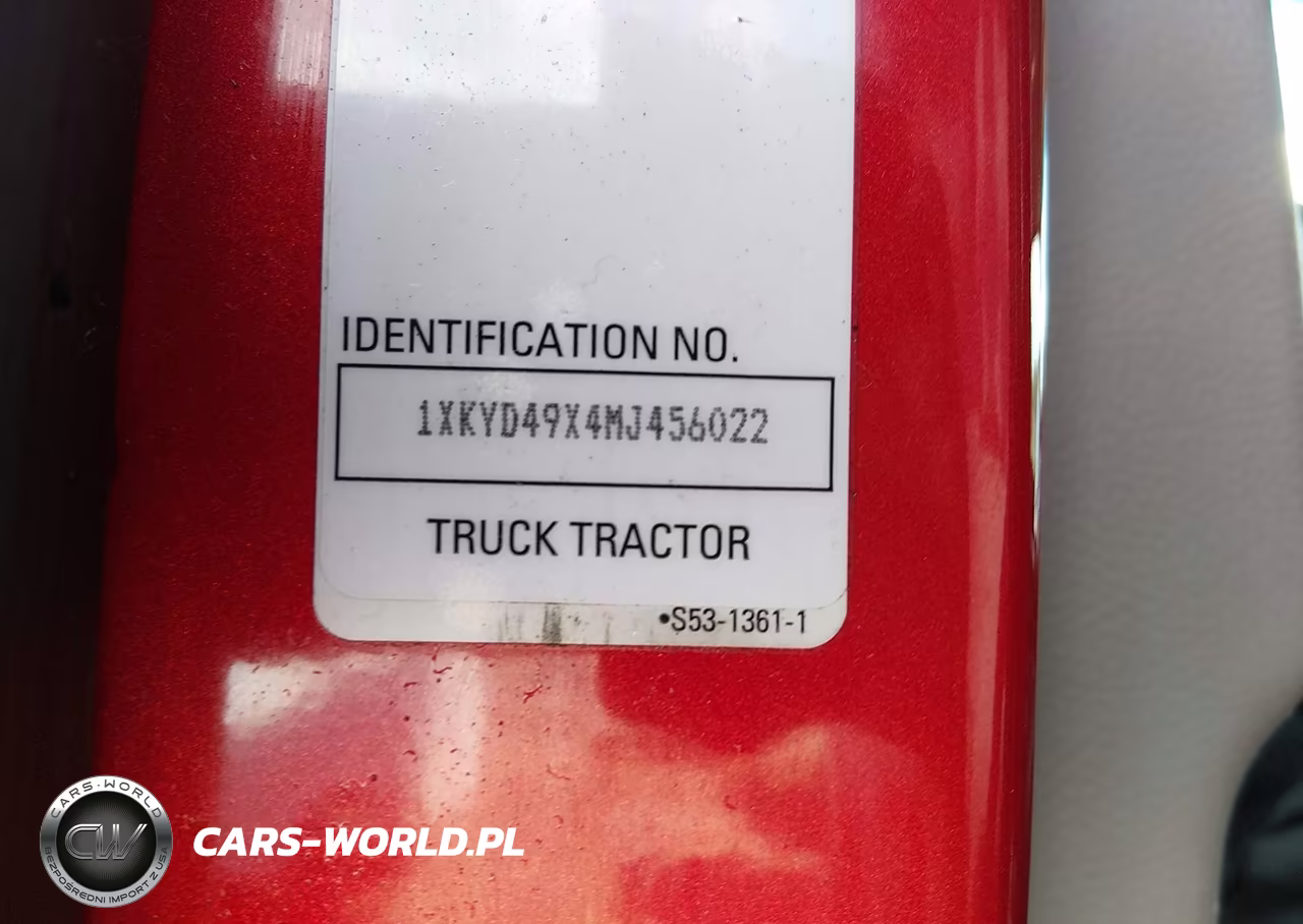 2021 Kenworth T680 VIN:1XKYD49X4MJ456022 - 8