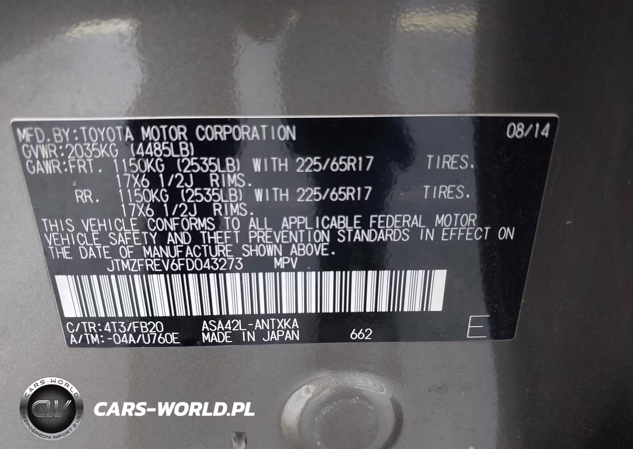 2015 Toyota Rav4 Le VIN:JTMZFREV6FD043273 - 9