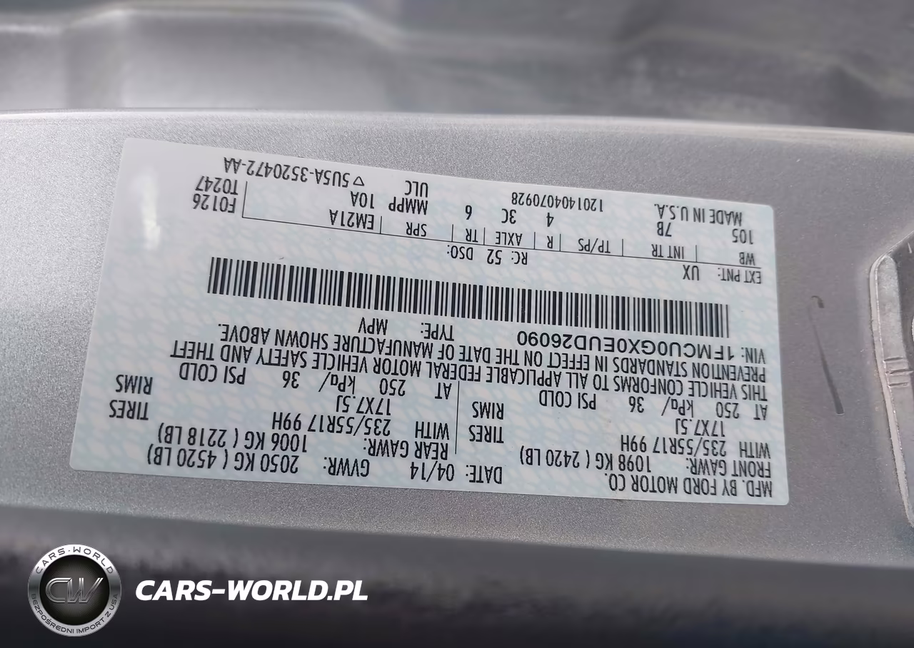 2014 Ford Escape Se VIN:1FMCU0GX0EUD26090 - 9