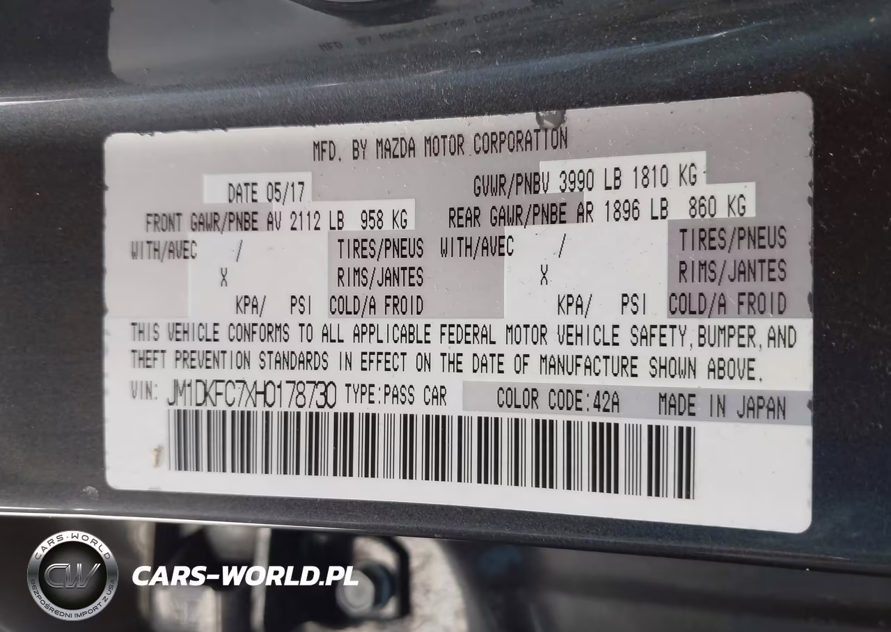 2017 Mazda Cx-3 Touring VIN:JM1DKFC7XH0178730 - 9