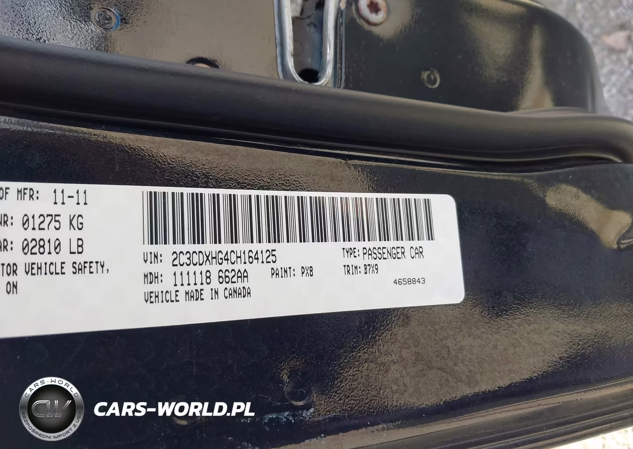 2012 Dodge Charger Sxt VIN:2C3CDXHG4CH164125 - 9