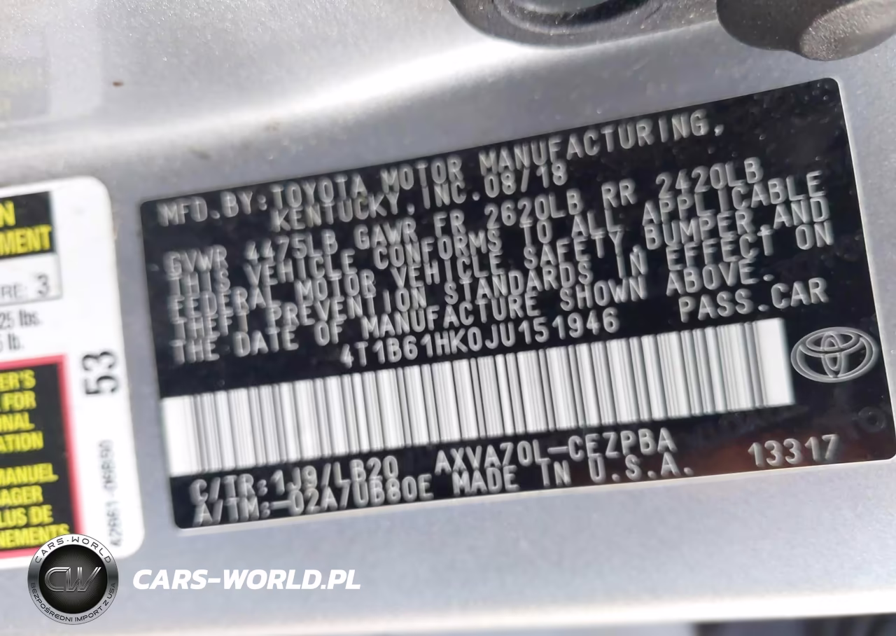 2018 Toyota Camry Xse VIN:4T1B61HK0JU151946 - 9