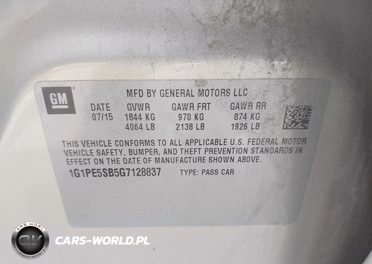 2016 Chevrolet Cruze Limited 1Lt Auto VIN:1G1PE5SB5G7128837 - 9