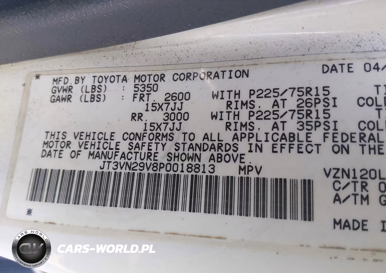1993 Toyota 4Runner Vn29 Sr5 VIN:JT3VN29V8P0018813 - 9