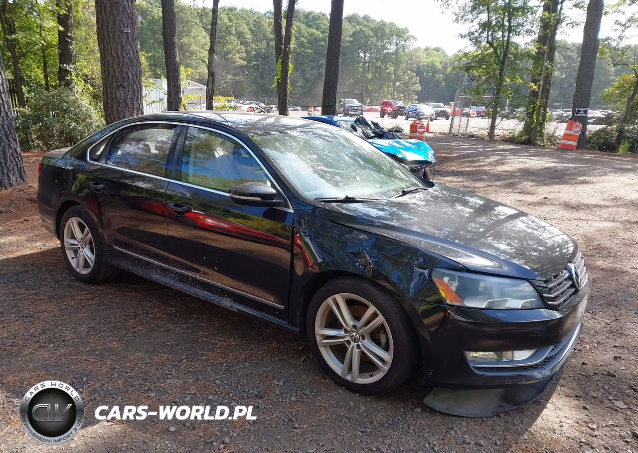 2012 Volkswagen Passat 3.6L V6 Sel Premium VIN:1VWCM7A35CC009442 - 1
