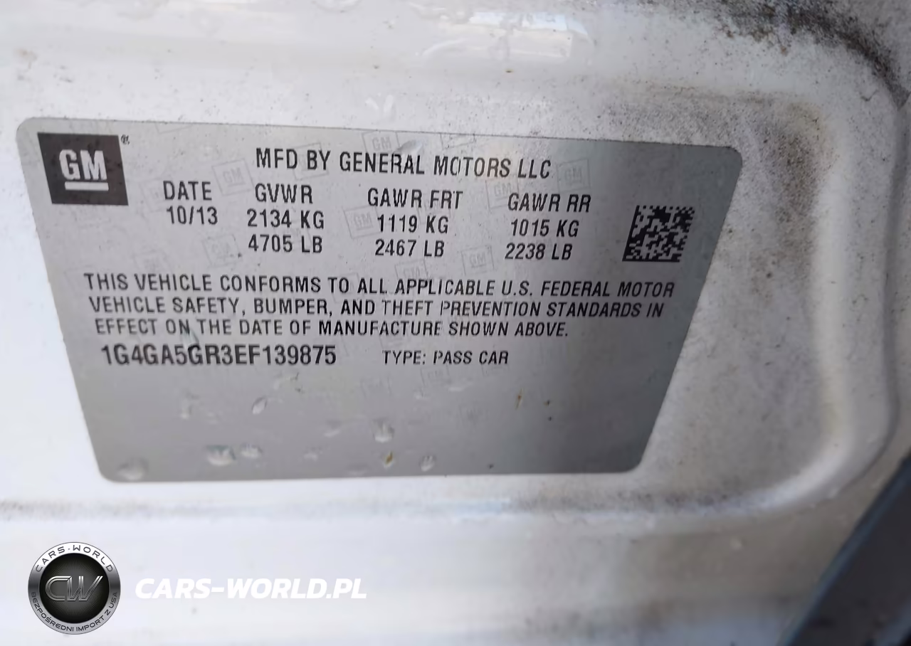 2014 Buick Lacrosse VIN:1G4GA5GR3EF139875 - 9