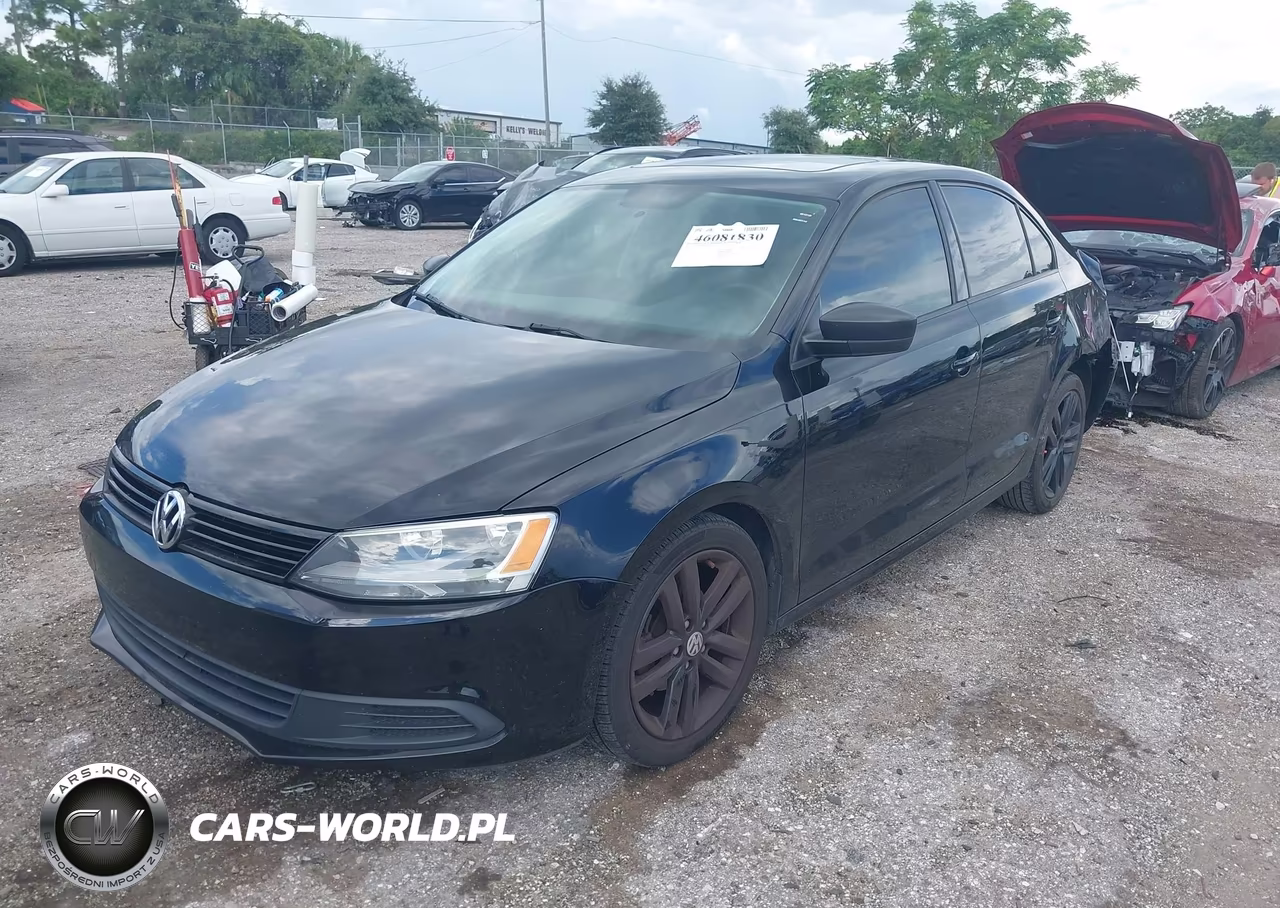 2012 Volkswagen Jetta 2.0L S VIN:3VW2K7AJ3CM336923 - 2