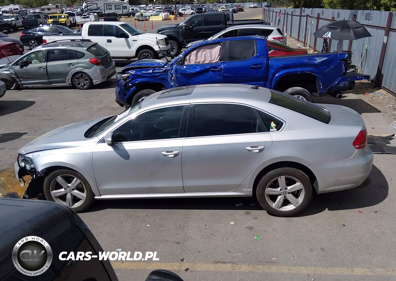2013 Volkswagen Passat 2.5L Se VIN:1VWBH7A39DC078653 - 14