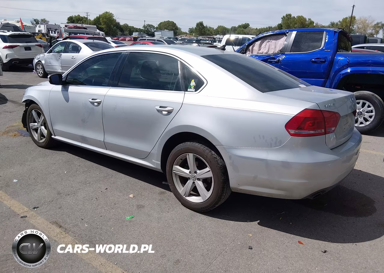 2013 Volkswagen Passat 2.5L Se VIN:1VWBH7A39DC078653 - 3