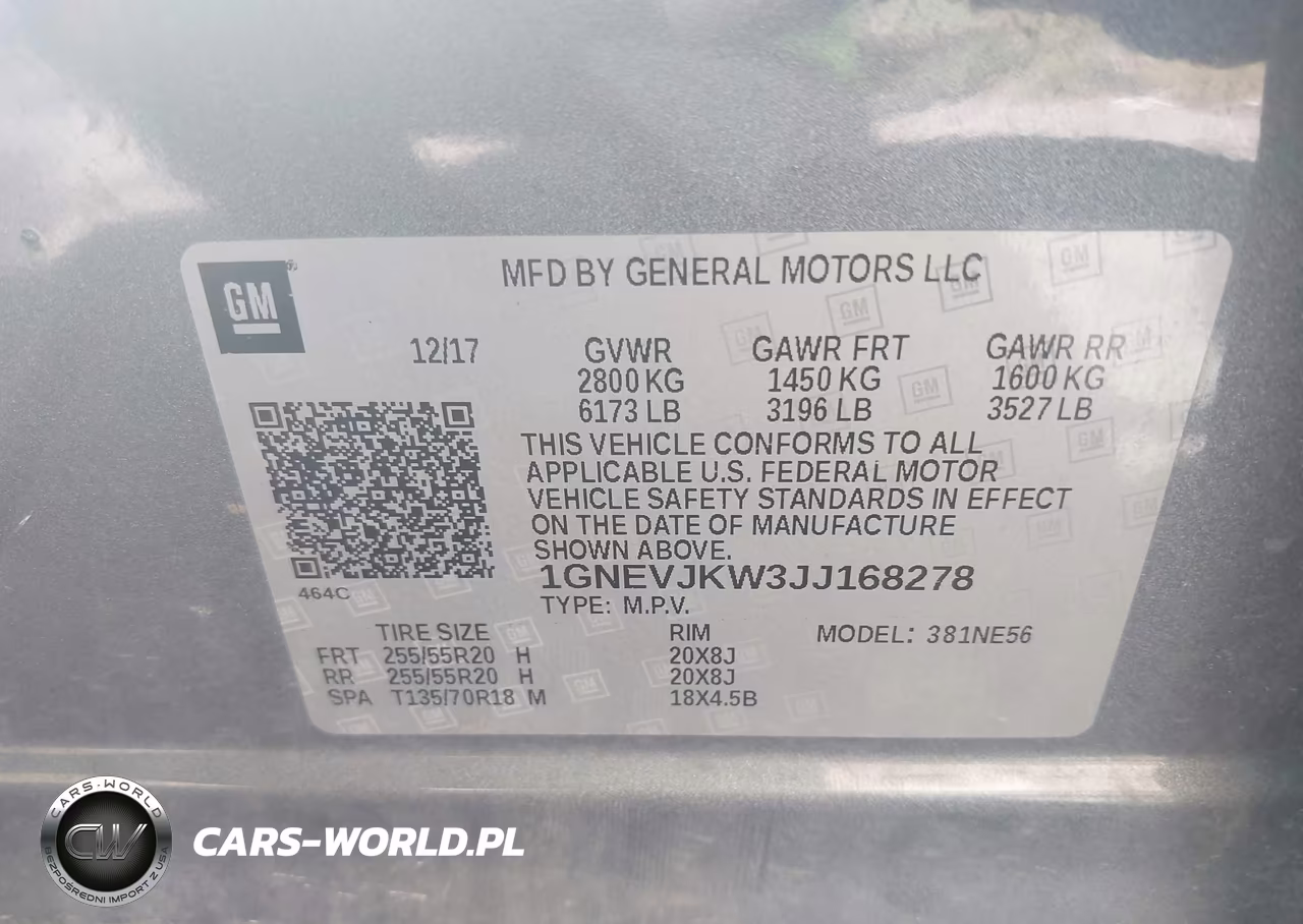 2018 Chevrolet Traverse Premier VIN:1GNEVJKW3JJ168278 - 9