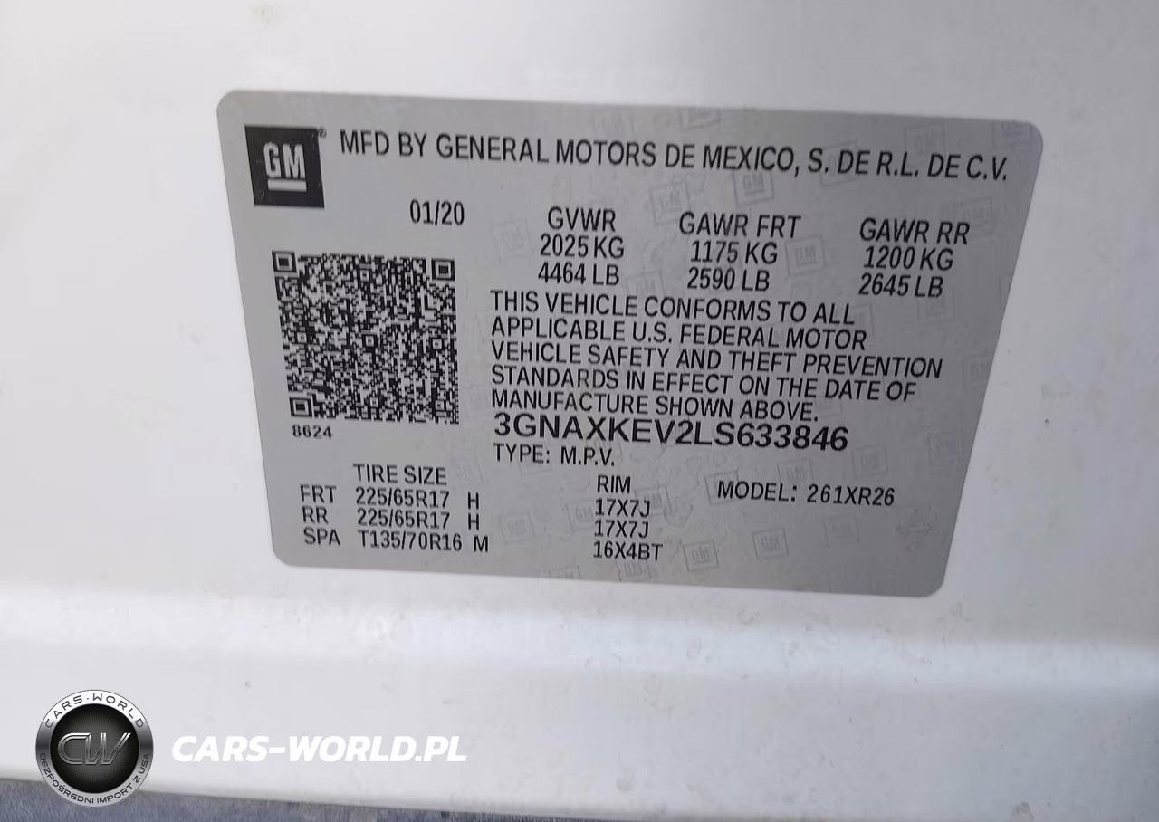 2020 Chevrolet Equinox Fwd Lt 1.5L Turbo VIN:3GNAXKEV2LS633846 - 9