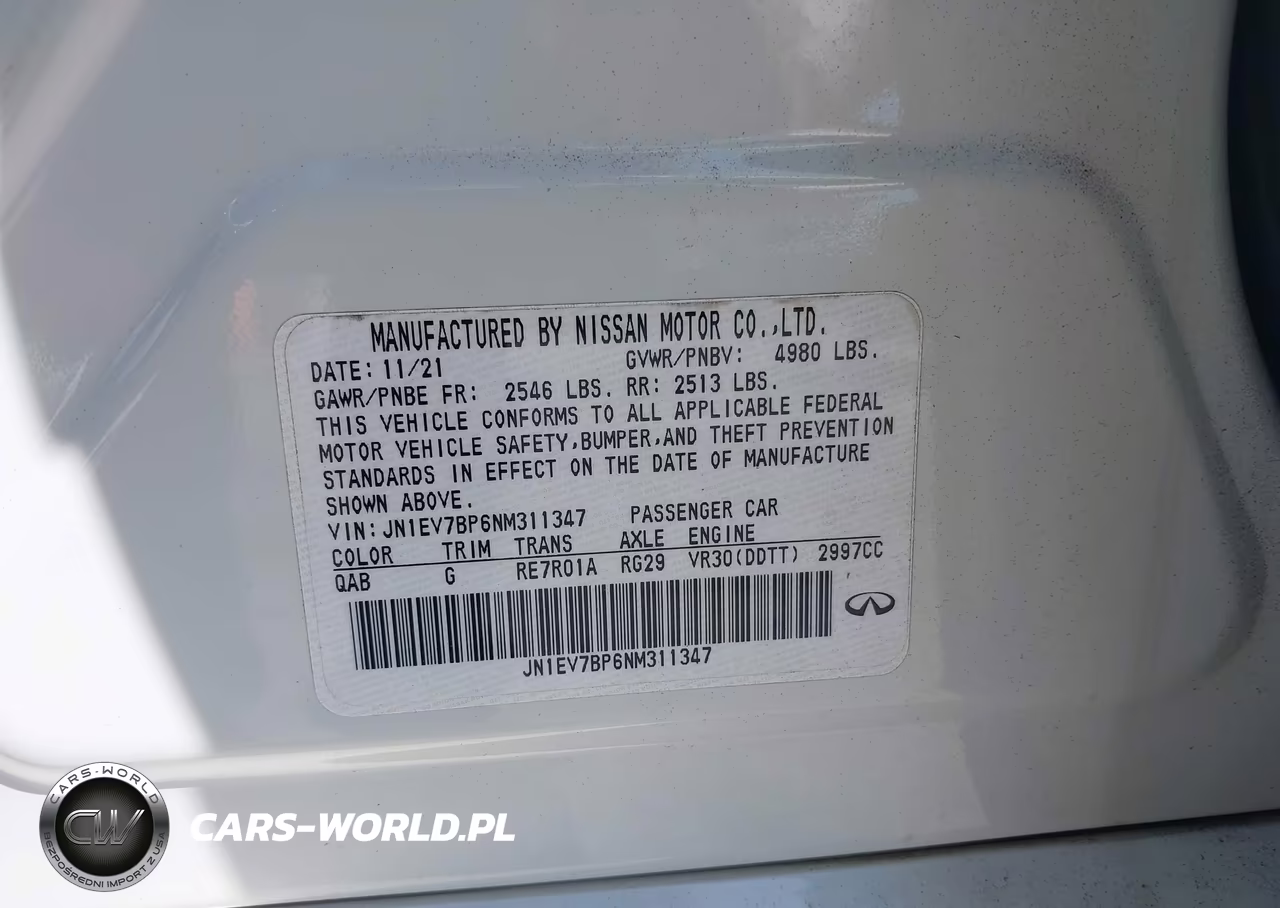 2022 Infiniti Q50 Luxe VIN:JN1EV7BP6NM311347 - 9