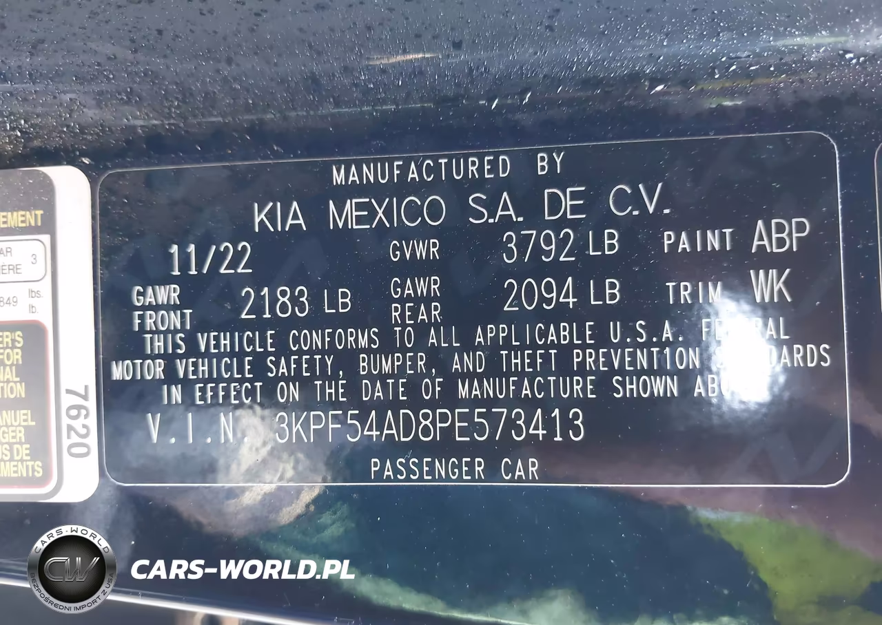 2023 Kia Forte Gt-Line VIN:3KPF54AD8PE573413 - 9