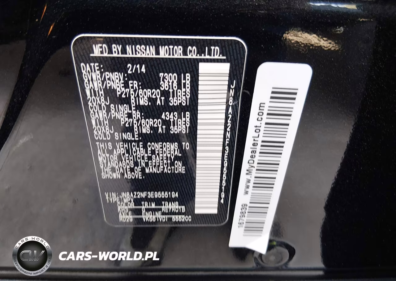 2014 Infiniti Qx80 VIN:JN8AZ2NF3E9555194 - 9
