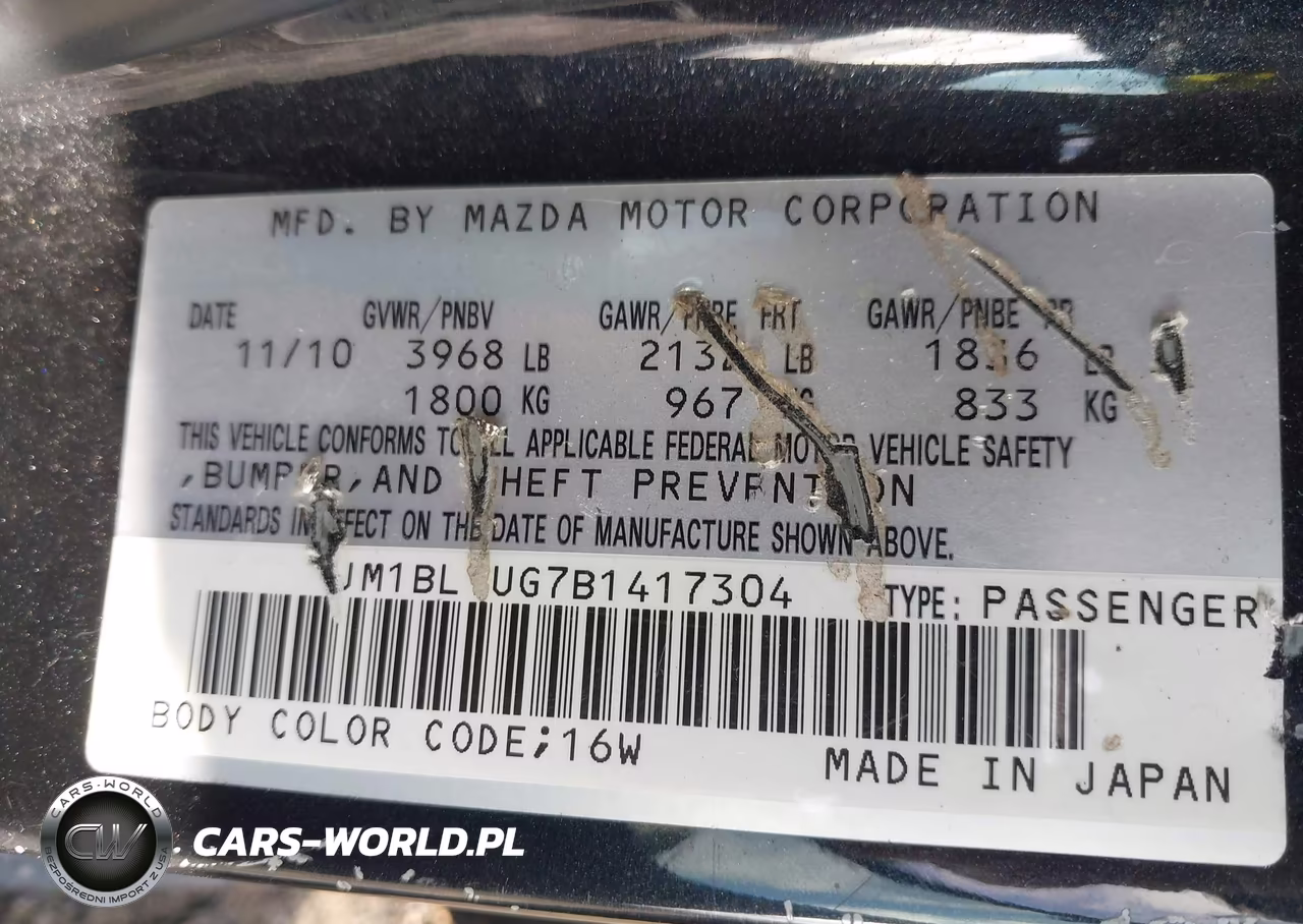 2011 Mazda Mazda3 I Sport VIN:JM1BL1UG7B1417304 - 9