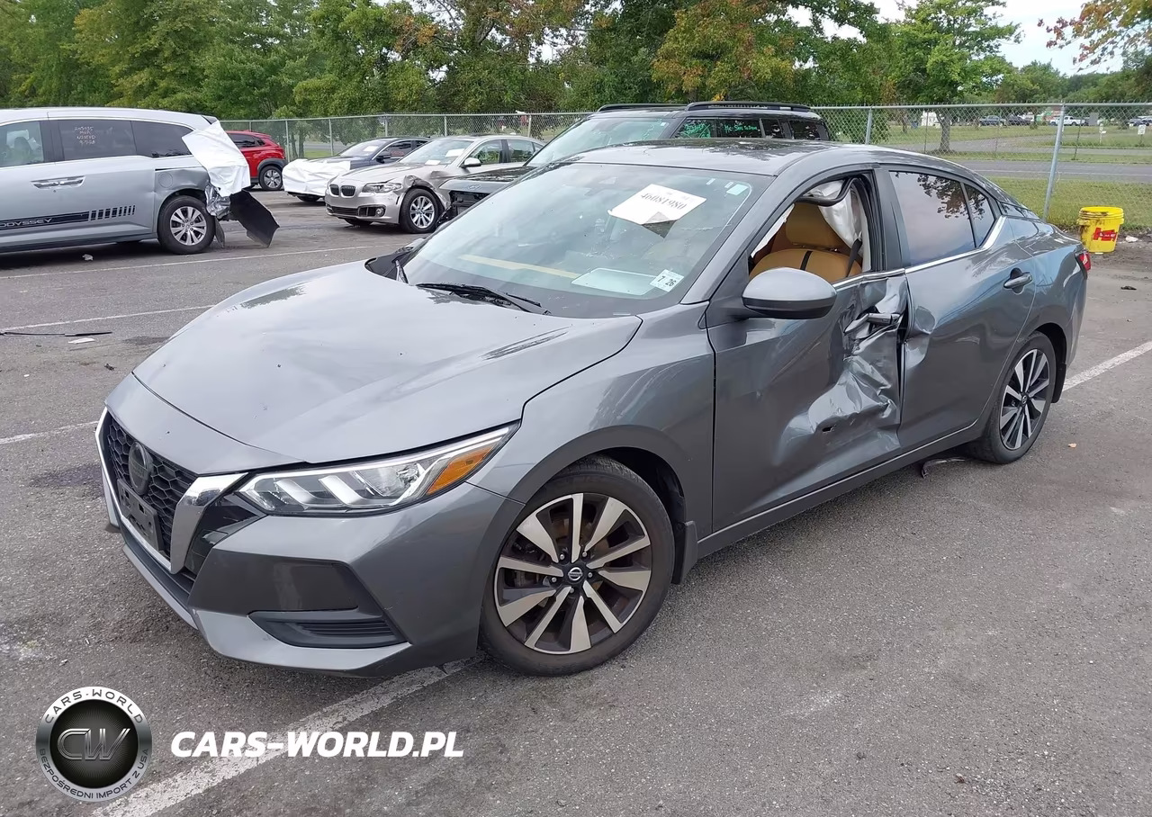 2021 Nissan Sentra Sv Xtronic Cvt VIN:3N1AB8CV3MY280483 - 2