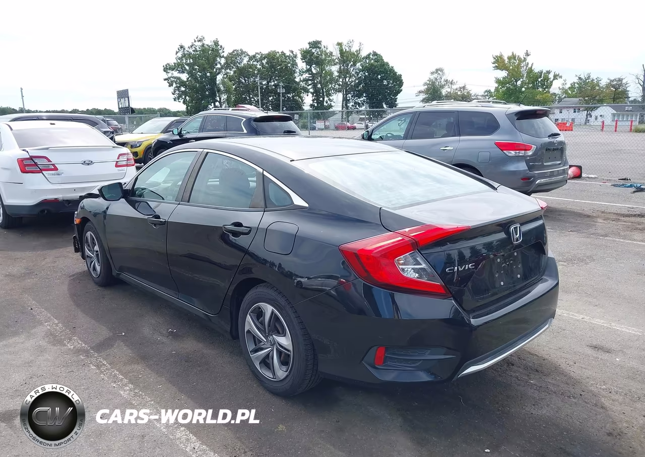 2020 Honda Civic Lx VIN:2HGFC2F60LH544346 - 3