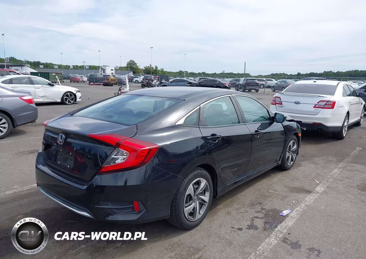 2020 Honda Civic Lx VIN:2HGFC2F60LH544346 - 4