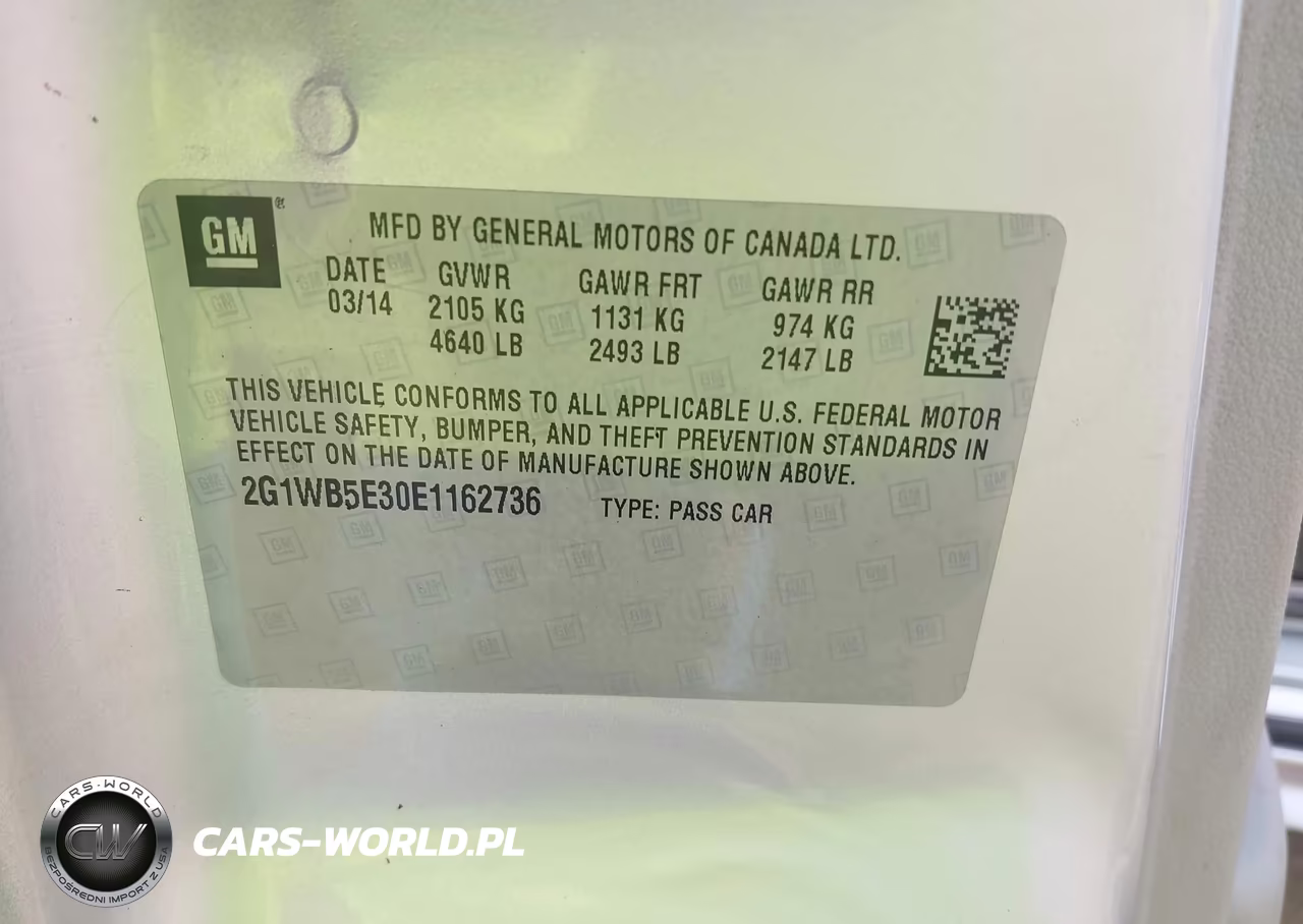 2014 Chevrolet Impala Limited Lt VIN:2G1WB5E30E1162736 - 9