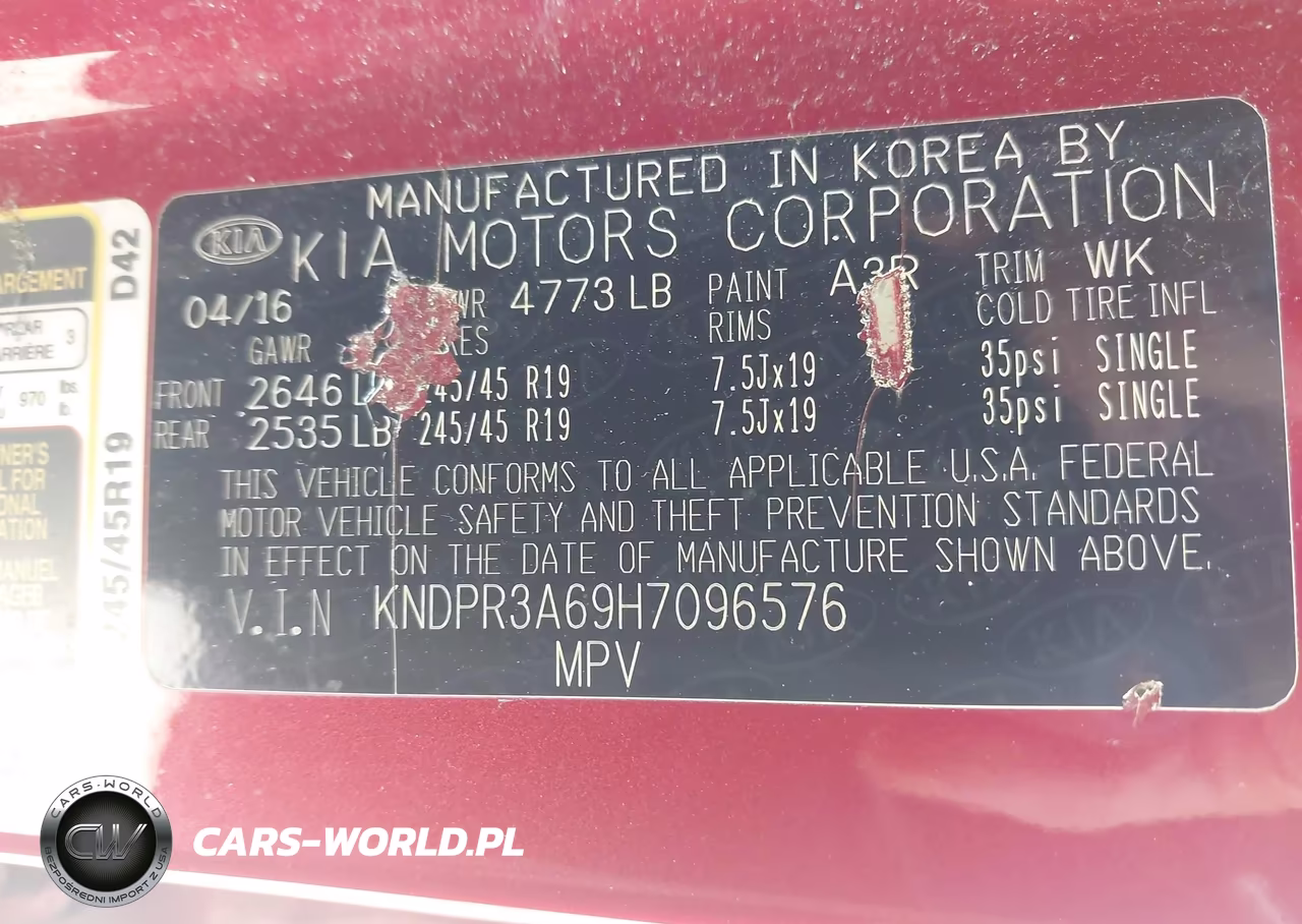 2017 Kia Sportage Sx Turbo VIN:KNDPR3A69H7096576 - 9