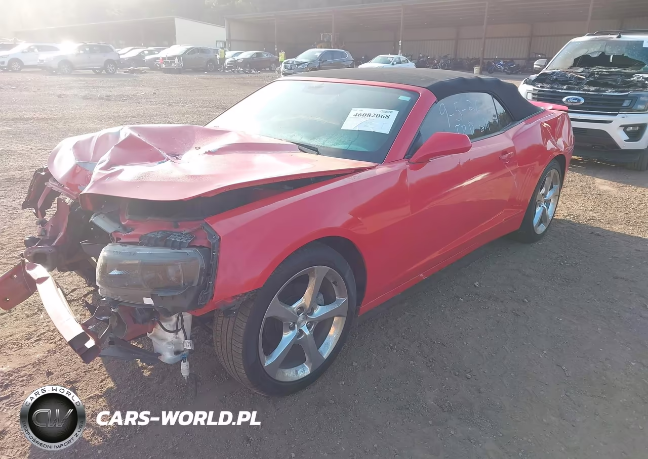 2015 Chevrolet Camaro 2Lt VIN:2G1FF3D37F9296804 - 2