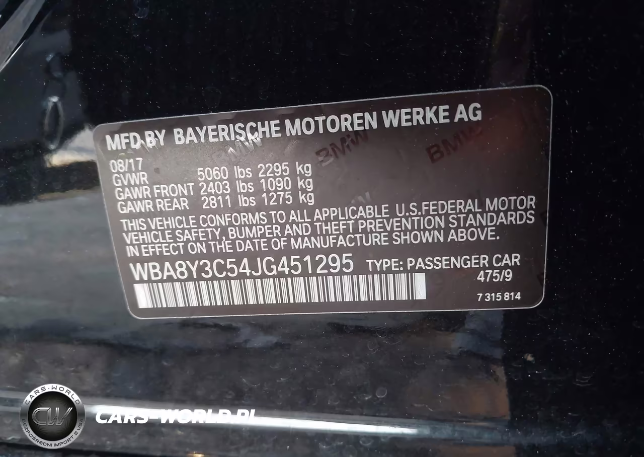2018 BMW 340I Gran Turismo xDrive VIN:WBA8Y3C54JG451295 - 9