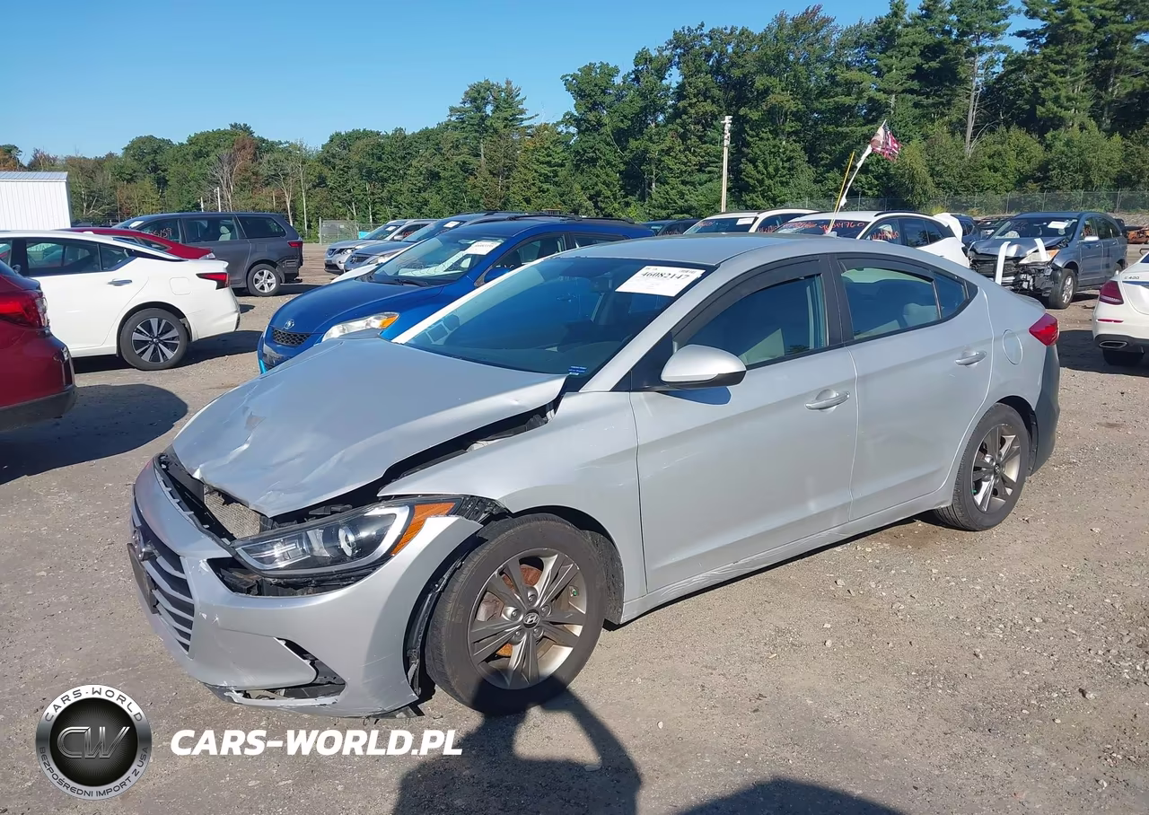 2018 Hyundai Elantra Sel VIN:5NPD84LFXJH255423 - 2