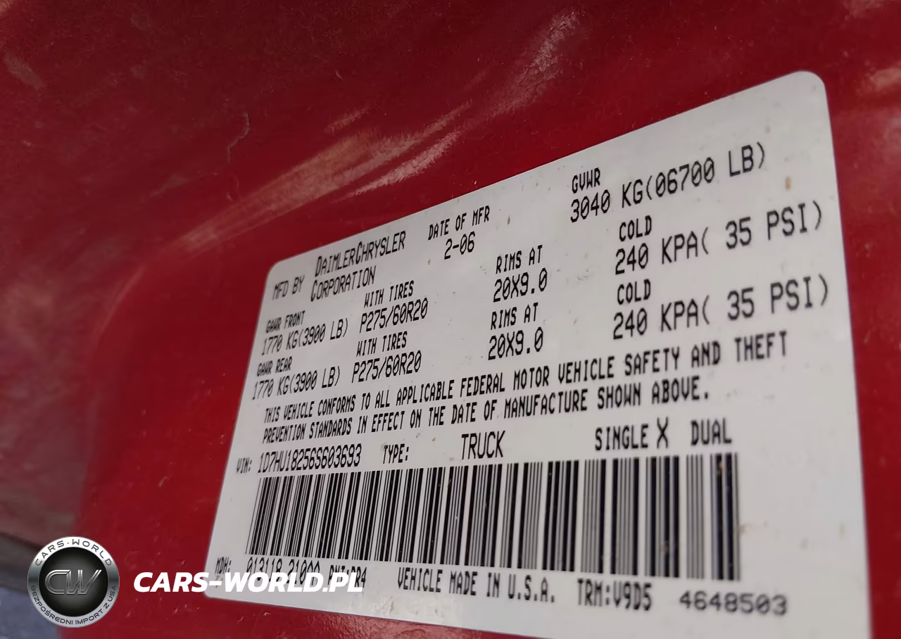 2006 Dodge Ram 1500 Slt-Trx4 Off Road-Sport VIN:1D7HU18256S603693 - 9