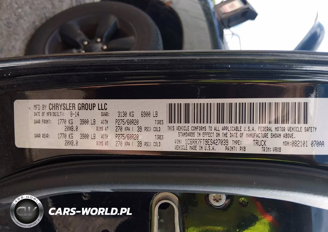 2014 Ram 1500 Express VIN:1C6RR7FT9ES427039 - 9