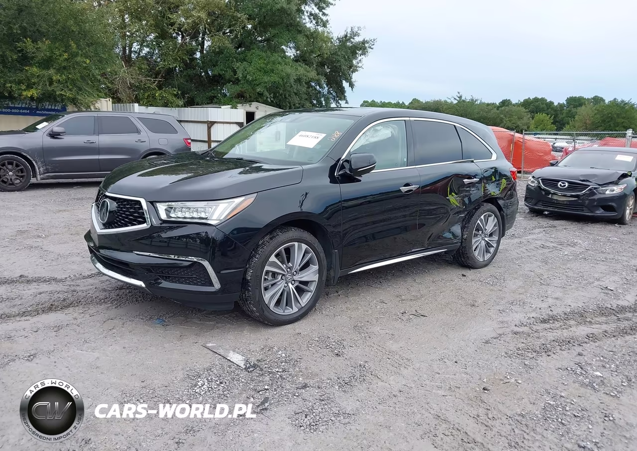 2017 Acura Mdx Technology Package VIN:5J8YD3H51HL001596 - 2