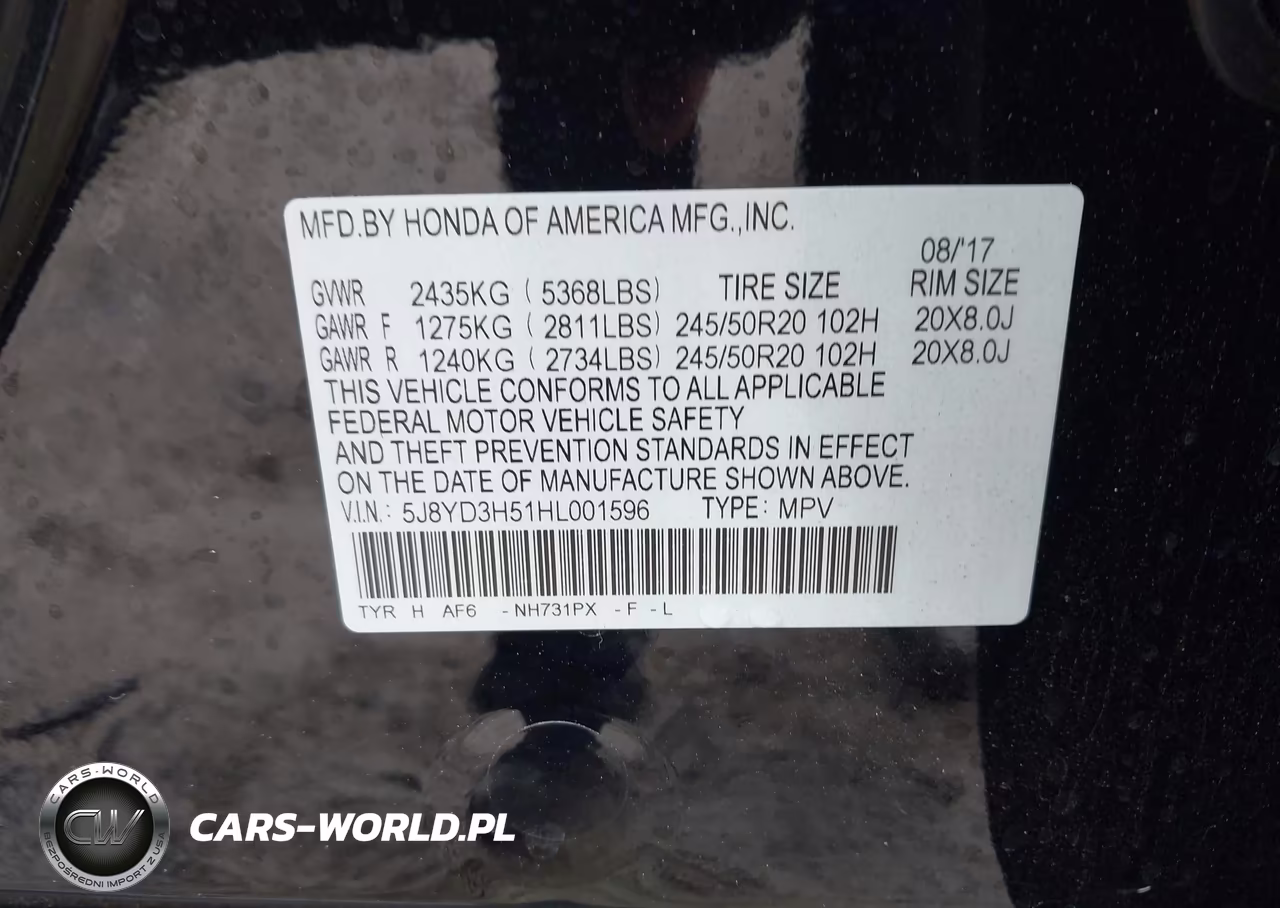 2017 Acura Mdx Technology Package VIN:5J8YD3H51HL001596 - 9