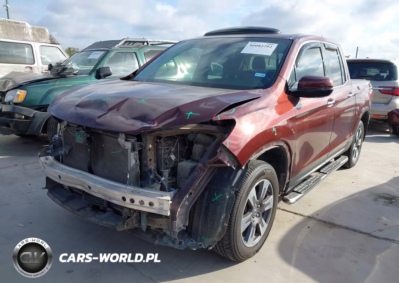 2019 Honda Ridgeline Rtl-E VIN:5FPYK3F71KB008204 - 2