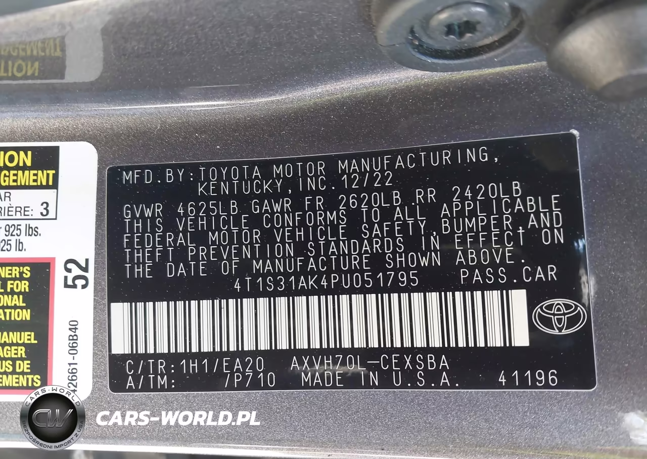 2023 Toyota Camry Se Hybrid VIN:4T1S31AK4PU051795 - 9